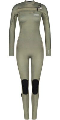 2024 Wallien Womens Nikki van Dijk 3/2mm Chest Zip Wetsuit 101008003 - Moon